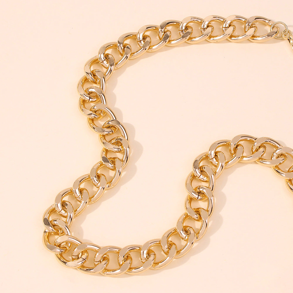 Twist Gold Silver Chunky Choker