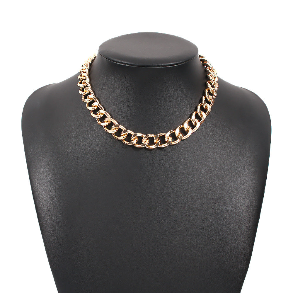Twist Gold Silver Chunky Choker